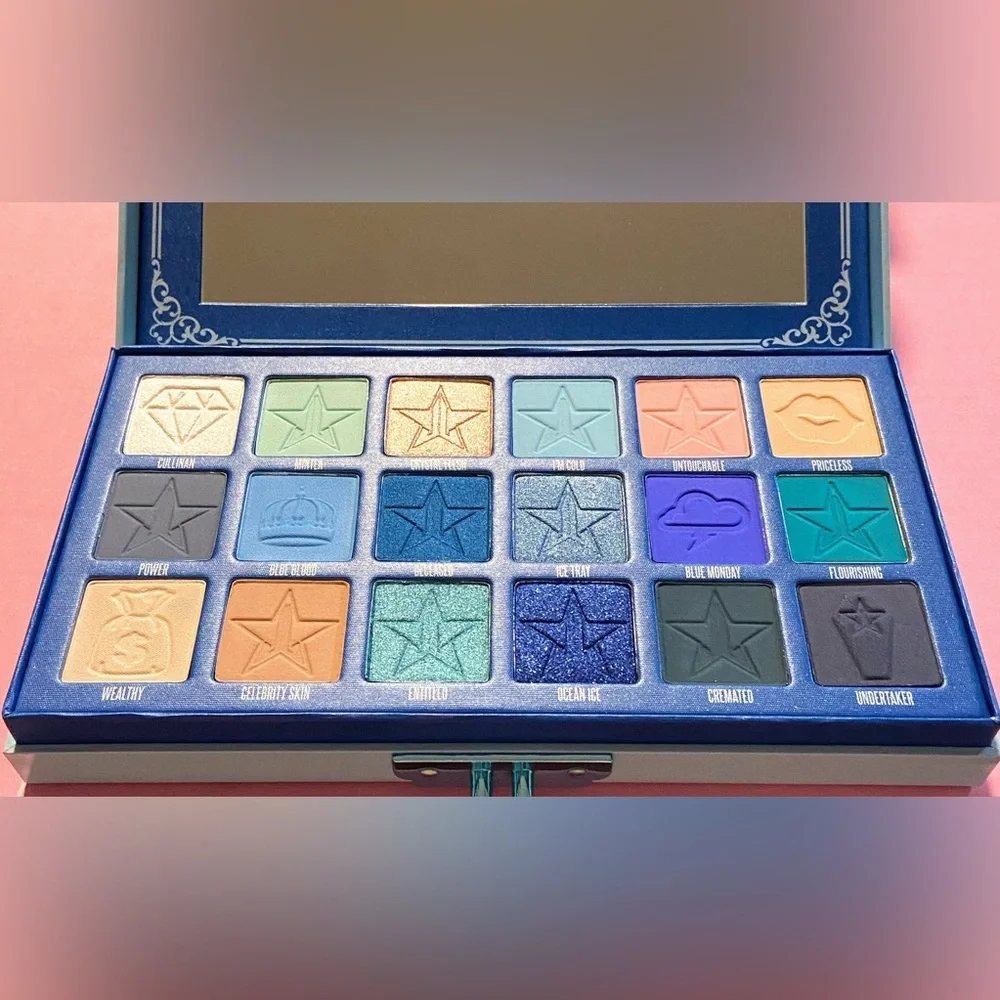 JEFFREE STAR Cosmetics BLUE BLOOD Eyeshadow Palette Makeup NEW IN BOX CASE